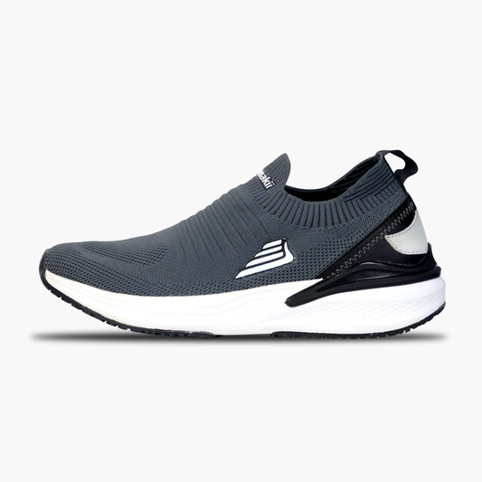 LazyStudd GO FLOW Grey Slip-Ons